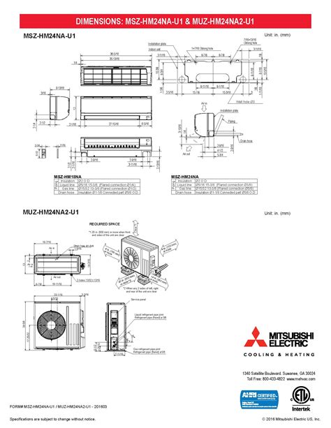 della mini split installation manual