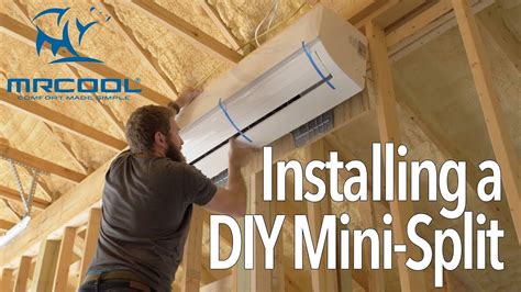 how to install a mini split in a garage