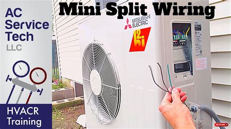 mini split electrical installation