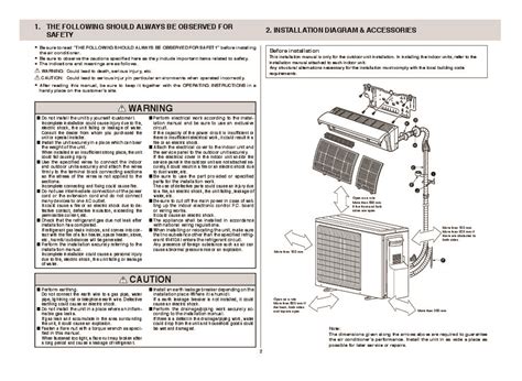 mitsubishi mini split installation manual